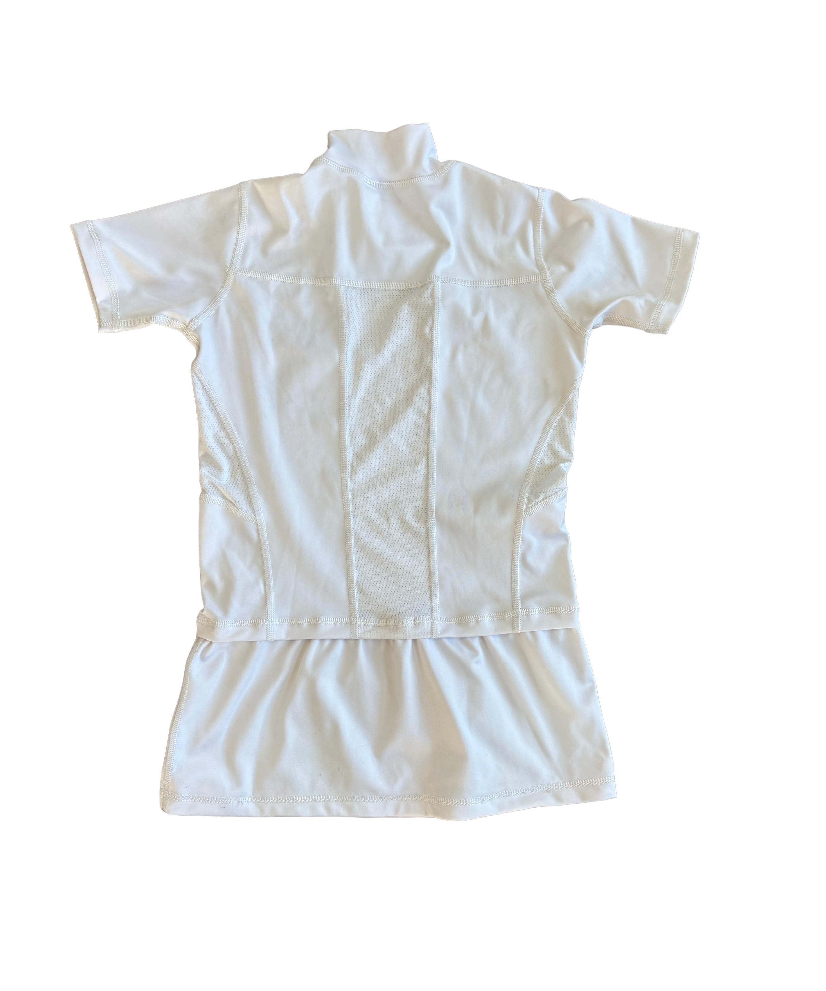 White Short Sleeve Compression Shirt